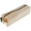 Picture of STARPAK PENCIL CASE PLUSH GOLD WITH CRYSTALS